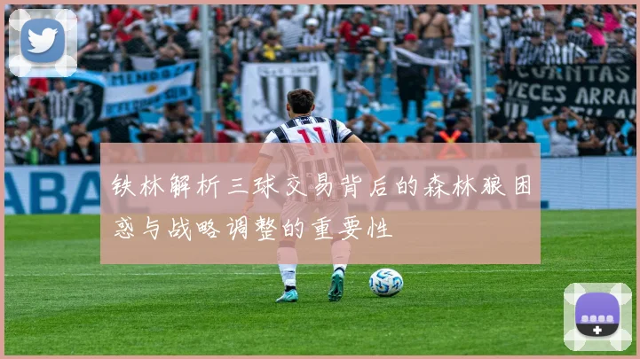 铁林解析三球交易背后的森林狼困惑与战略调整的重要性